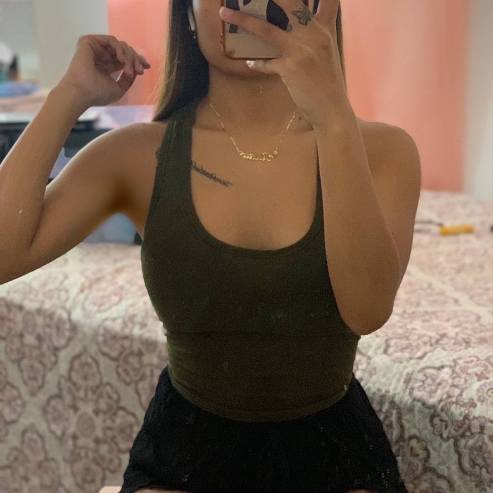 Bozzolo | Army Green Tank Top